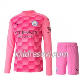 Manchester City Golmanski Treći Dječji Komplet Dresovi za Nogomet 2020-2021 Dugim Rukavima (+ kratke hlače)